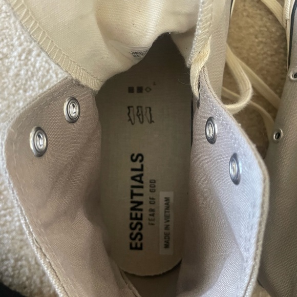 Fear of God Converse Chuck Taylor Gray Canvas High-Tops. Men size‎ 11 - Picture 6 of 8